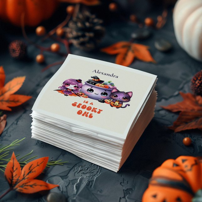 Spooky Cute First Birthday Napkins (Creator Uploaded)