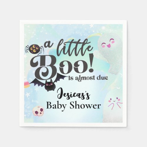 Spooky cute ghost Baby shower Napkins