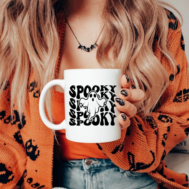 Spooky Cute Ghost Halloween Coffee Mug (Creator Uploaded)