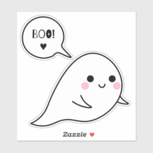 Spooky & Cute Ghost Sticker