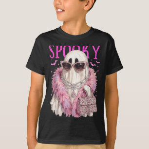 Spooky Cute Glam Ghost Sungles Halloween Girly T-Shirt