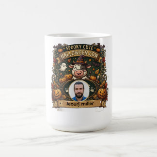 Spooky Cute Halloween Cow Personalized Party Suite Coffee Mug