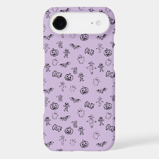 Spooky Cute Halloween Doodle Pattern iPhone 17 Air Case