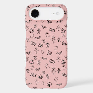 Spooky Cute Halloween Doodle Pattern iPhone 17 Air Case
