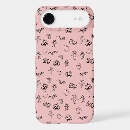 Spooky Cute Halloween Doodle Pattern iPhone 17 Air Case