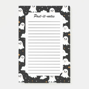 Spooky Cute Halloween Ghost Cloudy Star Sky Post-it Notes
