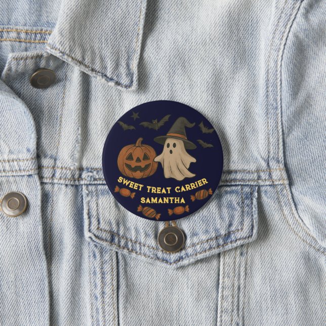 Spooky Cute Halloween – Ghosts, Bats & Candy Button (In Situ)