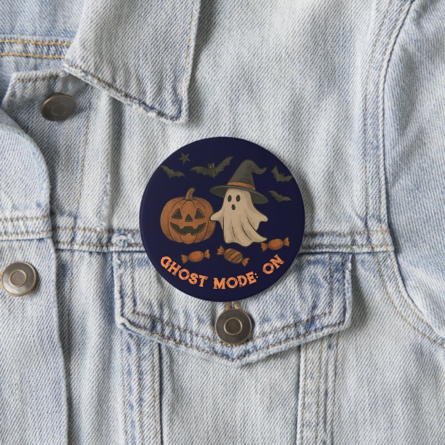 Spooky Cute Halloween – Ghosts, Bats & Candy Button (In Situ)