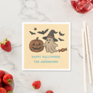 Spooky Cute Halloween – Ghosts, Bats & Candy Napkins