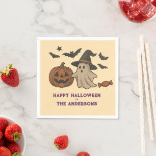 Spooky Cute Halloween – Ghosts, Bats & Candy Napkins