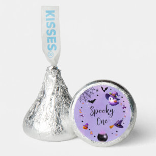 Spooky Cute Halloween Girl Birthday Party Purple Hershey®'s Kisses®