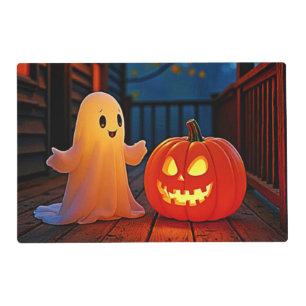 Spooky Cute Halloween Glow Design Placemat