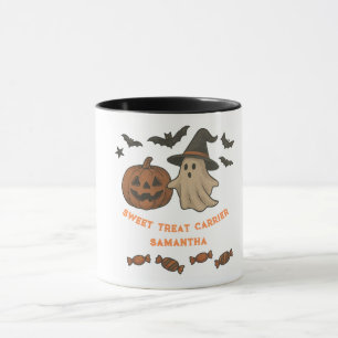 Spooky Cute Halloween Mug – Boos, Bats & Treats