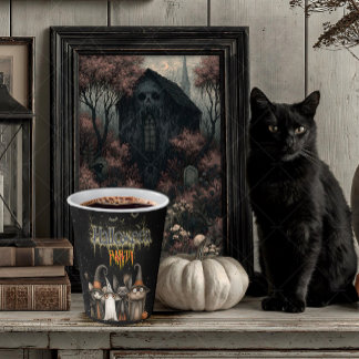 Spooky Cute Halloween party Paper Cups