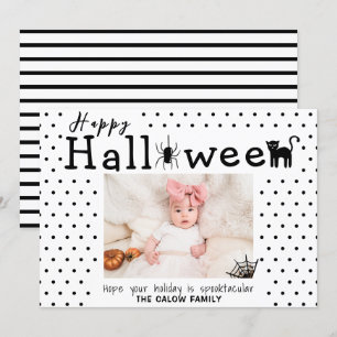 Spooky Cute Halloween Photo Announcement