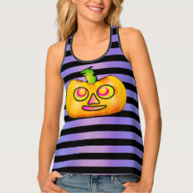 Spooky Cute Halloween Pumpkin Stripe