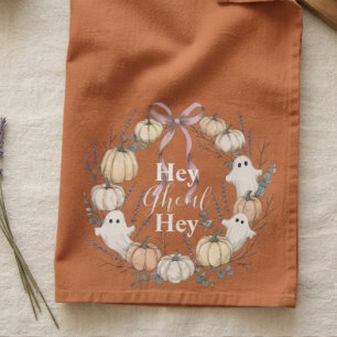 Spooky Cute Hey Ghoul Fall Hand Towel