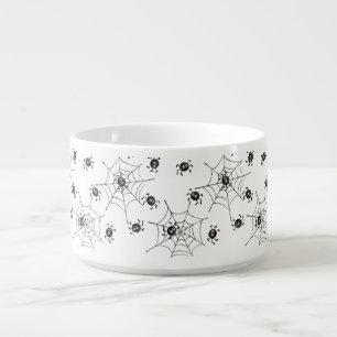 Spooky Cute Spiders & Webs Halloween Bowl