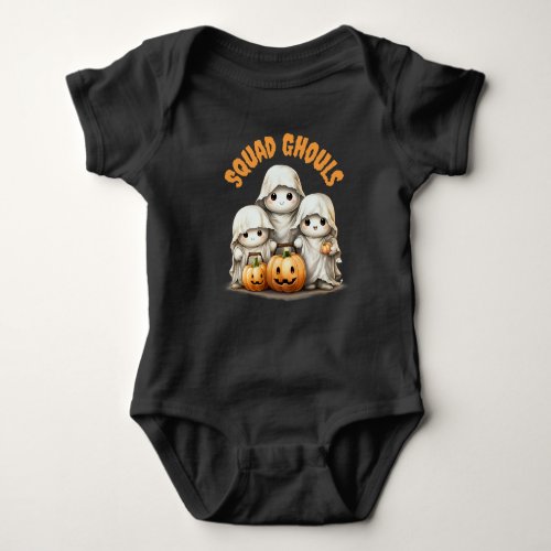 Spooky_Cute Squad Ghouls Kids T_Shirt Collection  Baby Bodysuit
