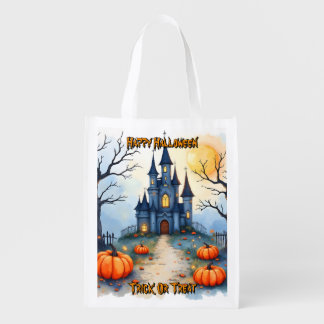 Spooky Cute Trendy Halloween Collection Grocery Bag