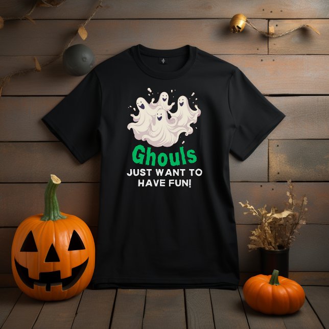 Spooky Dance Party: Ghouls Just Want to Have Fun! T-Shirt (Creator Uploaded)