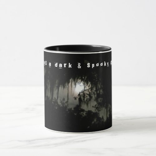 Spooky Dark Night Full Moon Mug