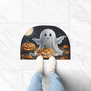 Spooky Delight: Ghostly Halloween Fun Doormat