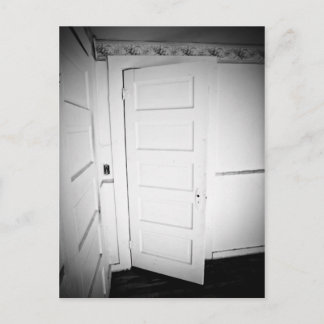 Spooky Door Postcard