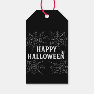Spooky Drinks Happy Halloween Spiderwebs Haunted  Gift Tags