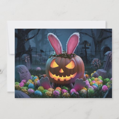 Spooky Easter  Holiday Card