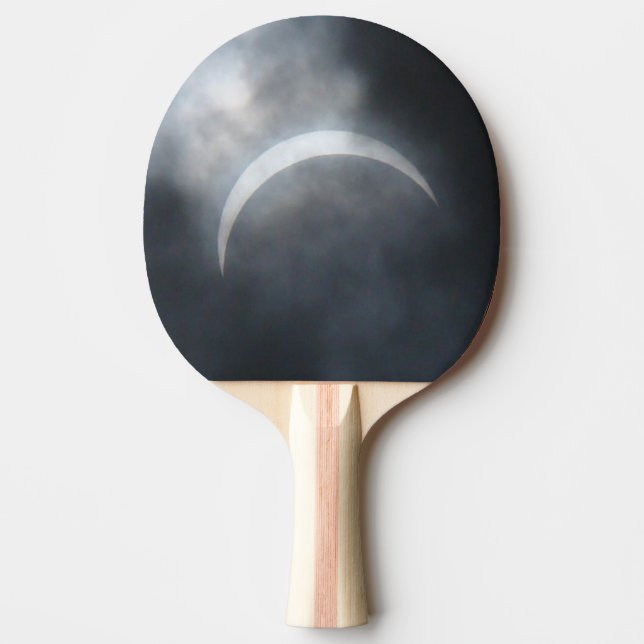 Spooky Eclipse Storm Clouds 2017 Ping-Pong Paddle (Front)