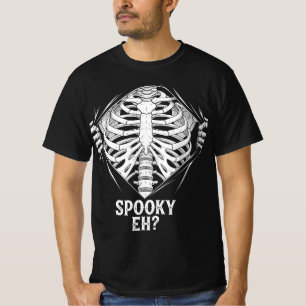 Spooky Eh? Skeleton Halloween Design T-Shirt
