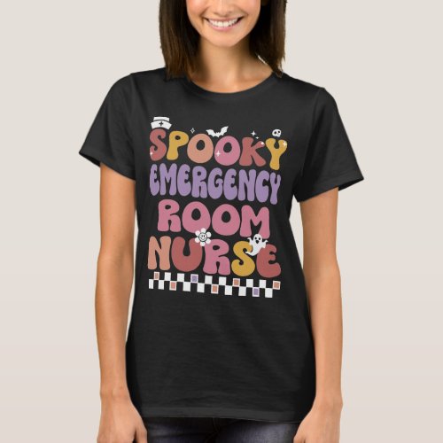 Spooky Emergency Room Er Nurse Funny DesignT_Shirt T_Shirt