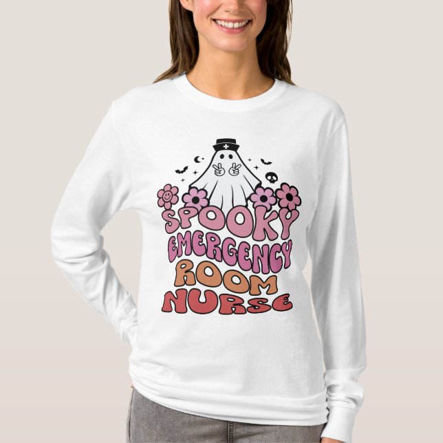 Spooky Emergency Room Er Nurse WomenT-Shirt T-Shirt (Front)