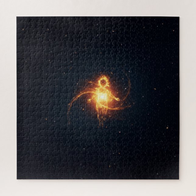 Spooky Energy Composite in Deep Dark Outer Space Jigsaw Puzzle (Vertical)
