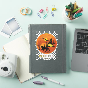 Spooky Equestrian Poster Sticker