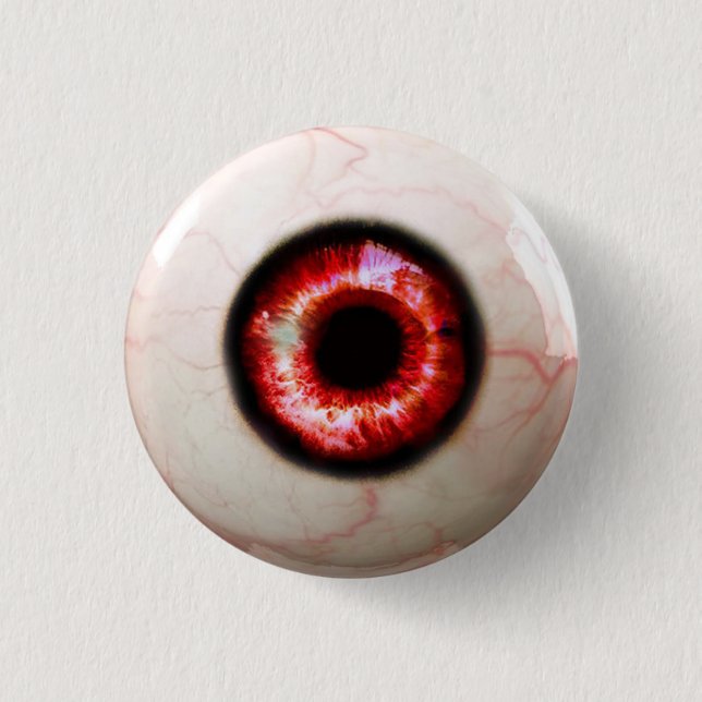 Spooky Eye - Halloween Button (Front)