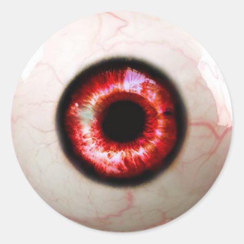 Spooky Eye _ Halloween Classic Round Sticker
