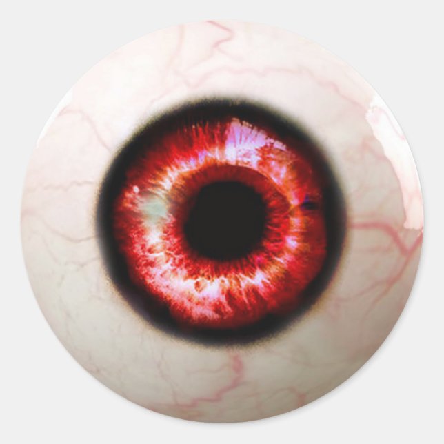 Spooky Eye - Halloween Classic Round Sticker (Front)