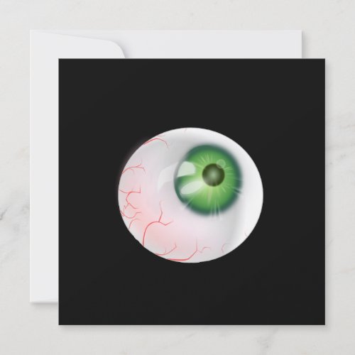 Spooky Eyeball Halloween Party Invitation