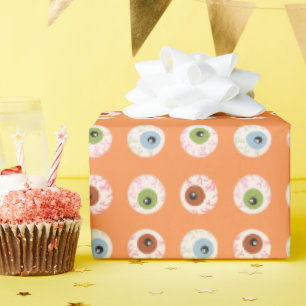 Spooky Eyeballs Wrapping Paper