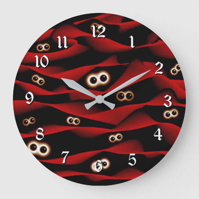Spooky Eyes Wall Clock (Front)