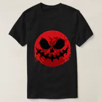 Halloween Face T-shirt Design, Happy Halloween T-shirt Design