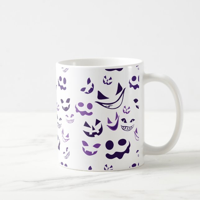 Spooky Faces Coffee Mug (Right)