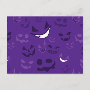 Spooky Faces Postcard
