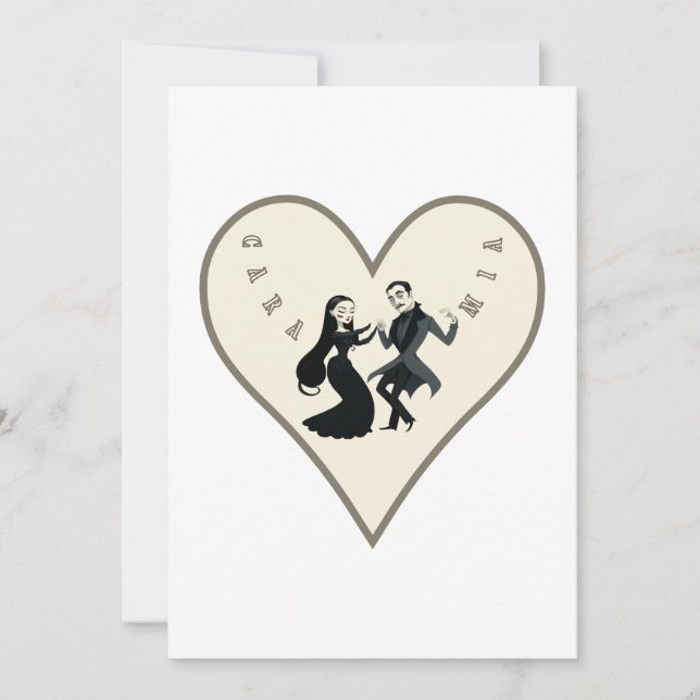 "Spooky family" collection Invitation (Front)