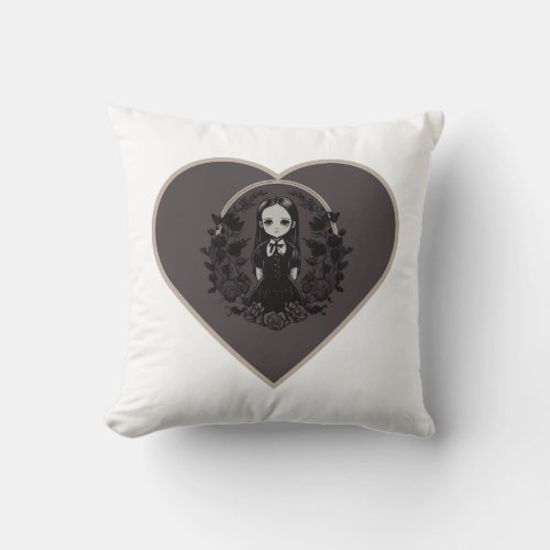 Spooky family collection Throw Pillow