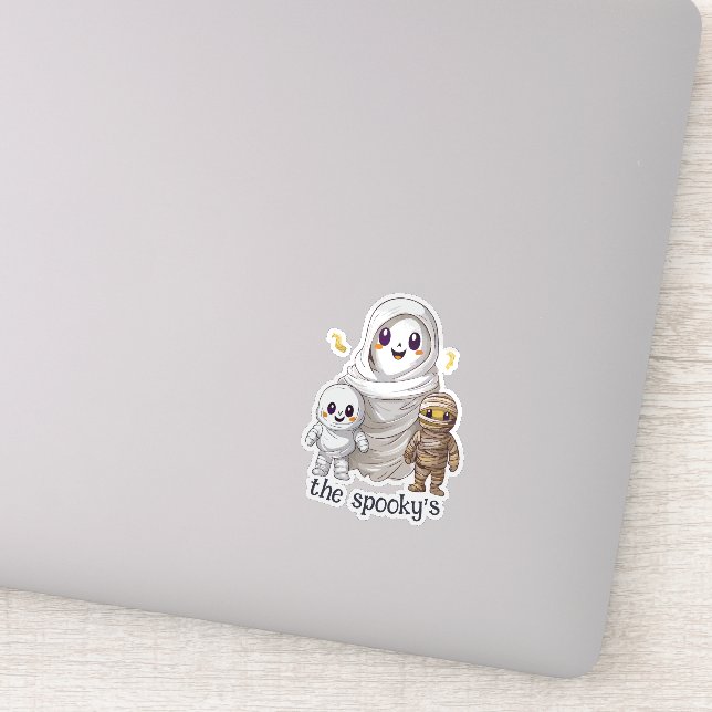 Spooky Family Sticker (Detail)