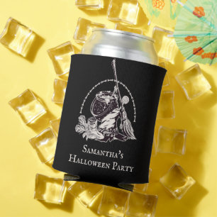 Spooky Favorite Things Witchy Gift Swap Halloween Can Cooler