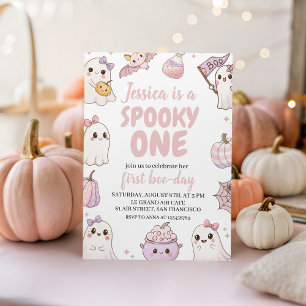 Spooky First Birthday Invite